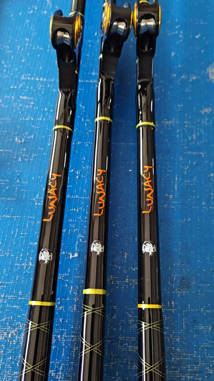 Lunacy Tackle 80-130 Lb Trolling Rods